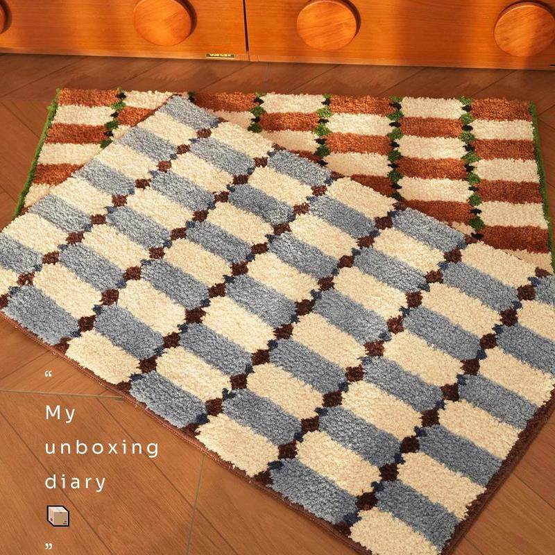 【新家的100个快递】ins风地垫客厅卧室浴室卫生间脚垫地毯吸水绒,居家布艺,家用脚垫,淘宝优惠券,粉丝福利购,淘宝优惠卷