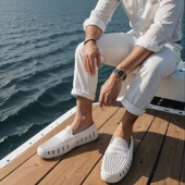 帆船鞋 男士 防滑轻便透气涉水户外休闲鞋 美国FLOAFERS驾车鞋 洞洞鞋