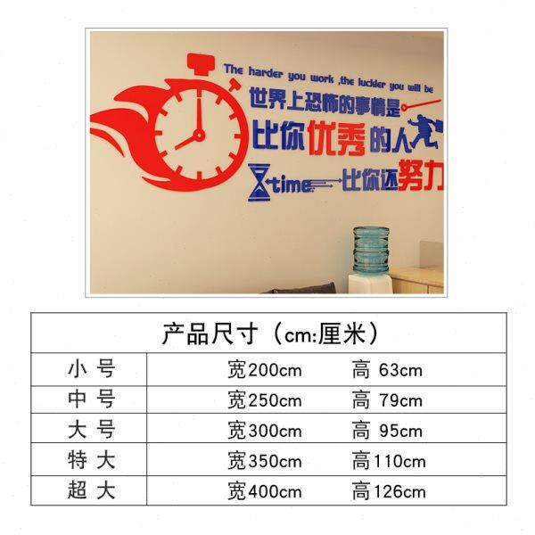 高三班级教室布置公司企业文化墙办公室装饰墙贴画中高考励志标语