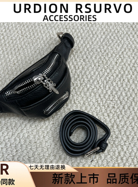 UR2024新款耳机包高级感黑色手腕包小众设计辣妹包腰包甜酷风零钱