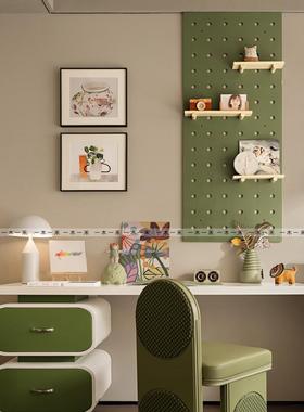 休闲现代绿色样板房儿童房配件女孩房桌面创意艺术插花