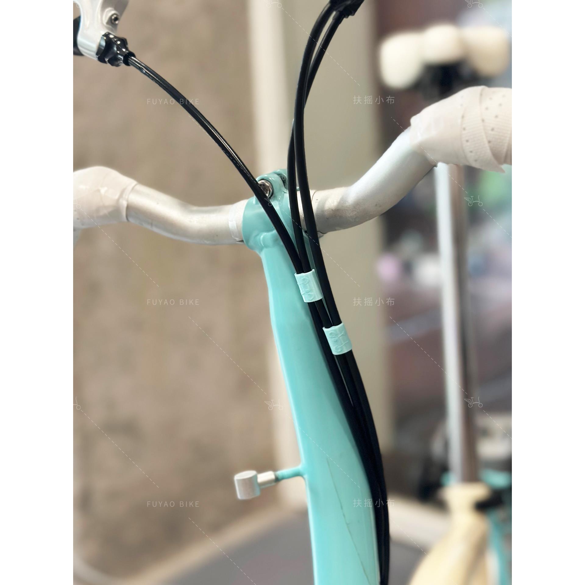 扶摇适用小布自行车大行单车线管束线集线胶粒刹车变速线管理线器