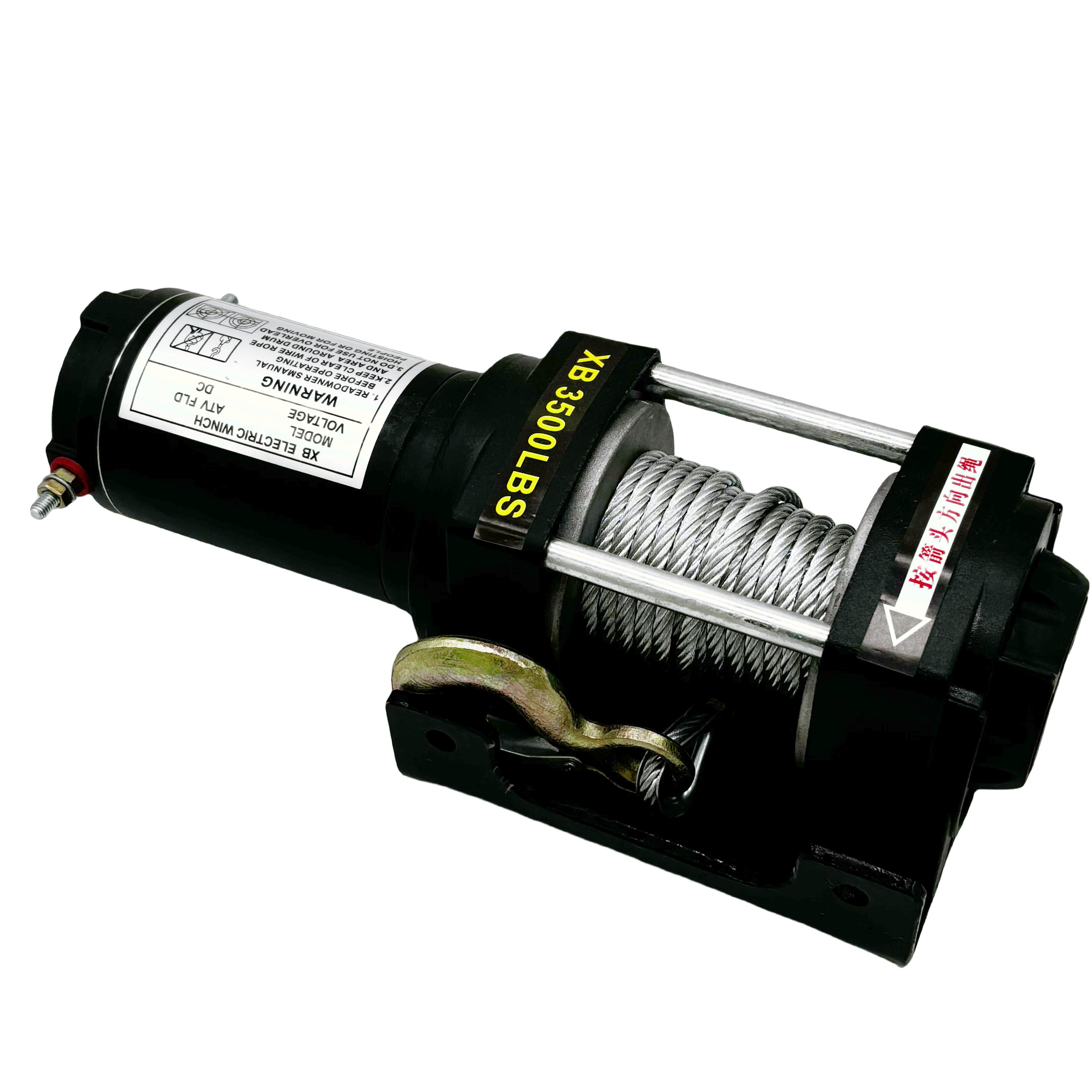 绞盘电机电动绞盘车载绞盘12V24V48V有线无线控制吊机提升高磅数