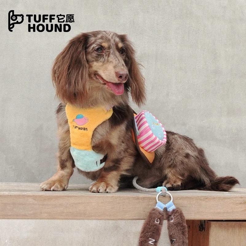 Tuffhound它愿狗狗牵引绳背心式秋冬保暖加绒中小型犬猫咪胸背带