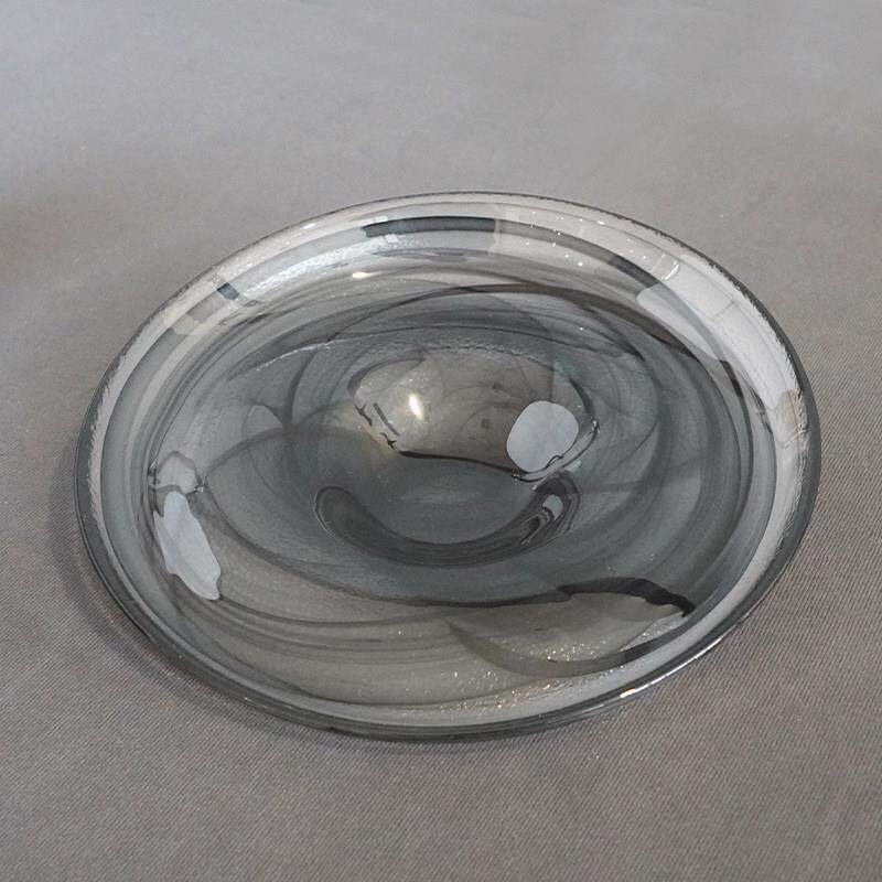 高档餐厅玻璃水晶异形盘西餐厅精致沙拉盘冷盘分子料理餐具