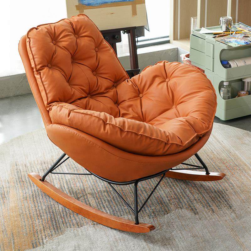 北欧懒人摇椅网红款沙发创意躺椅家用卧室阳台轻奢皮艺休闲 摇摇,住宅家具,摇椅,淘宝优惠券,粉丝福利购,淘宝优惠卷