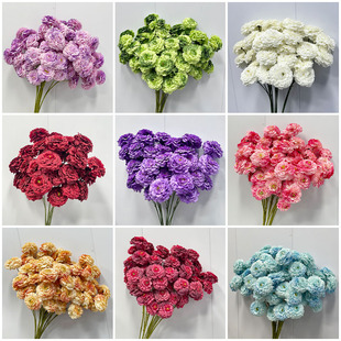 仿真龙鲤橱窗造景花艺单支仿真花订婚宴瀑布花插花路引花地排花艺