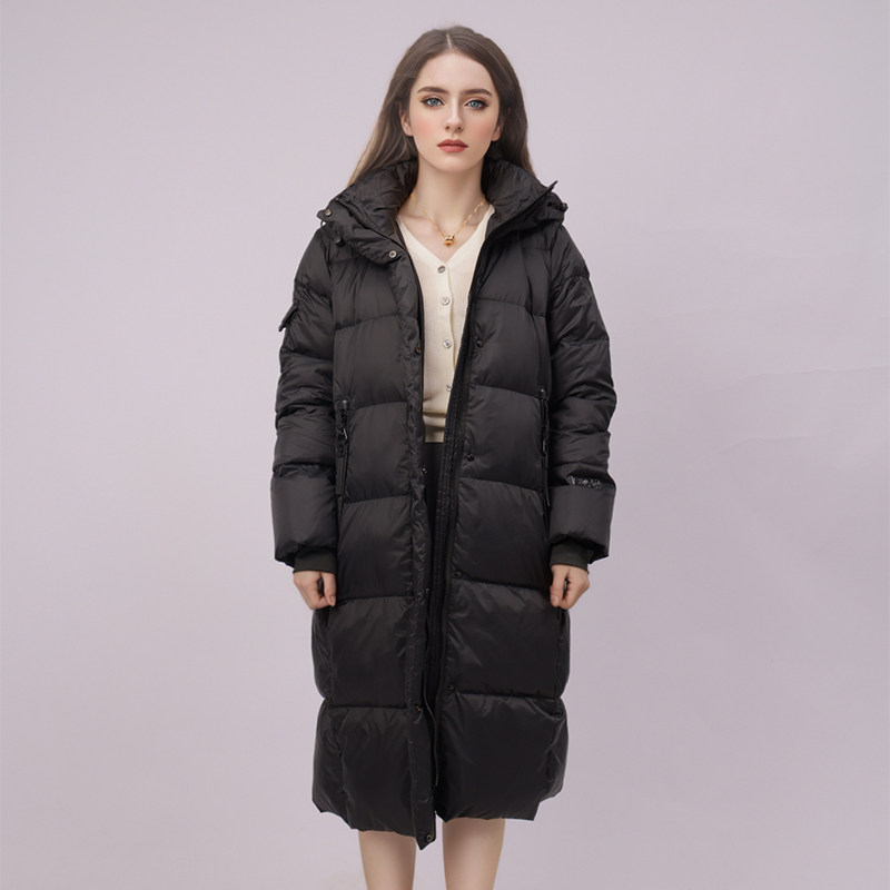 撤标撤柜！新款时尚韩版过膝长款黑金加厚保暖连帽羽绒服,男装,羽绒服,淘宝优惠券,粉丝福利购,淘宝优惠卷