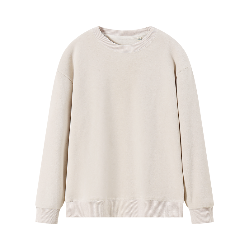 【豆家】撤标撤柜！2025秋冬男士新款休闲加绒保暖奥粒绒圆领卫衣,男装,卫衣,淘宝优惠券,粉丝福利购,淘宝优惠卷