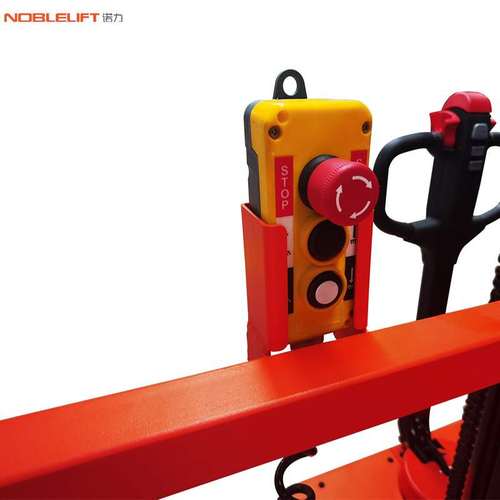 诺力（NOBLELIFT）电动升降平台车1吨登车桥平台升高车提升1.5米