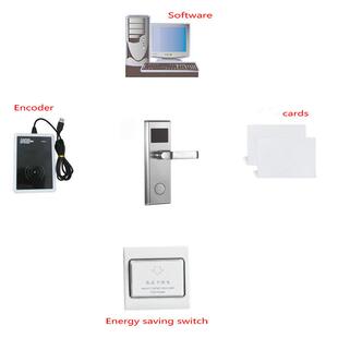 短租房智能锁磁卡锁酒店智能锁IC宾馆锁公寓智能门锁