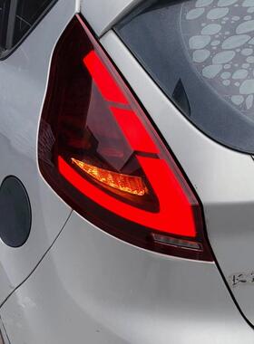 适用09-15款福特嘉年华尾灯总成改装led行车灯刹车灯流光转向灯