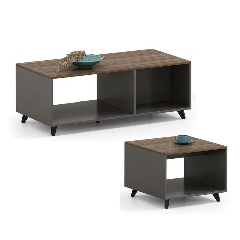 办公室办公沙发配套小茶几简约现代木质1.4/1.2/0.6m办公家具茶几