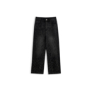 重工设计高腰廓形百搭阔腿牛仔裤 时尚 Z09091M 鹦鹉梨严选