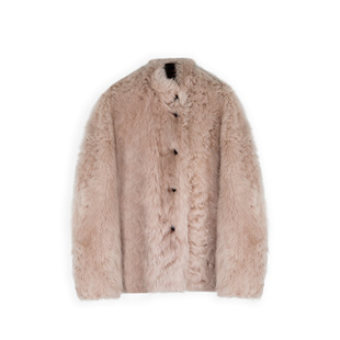 《鹦鹉梨严选》时尚复古高级感短款保暖皮毛一体皮草外套GS0759JY