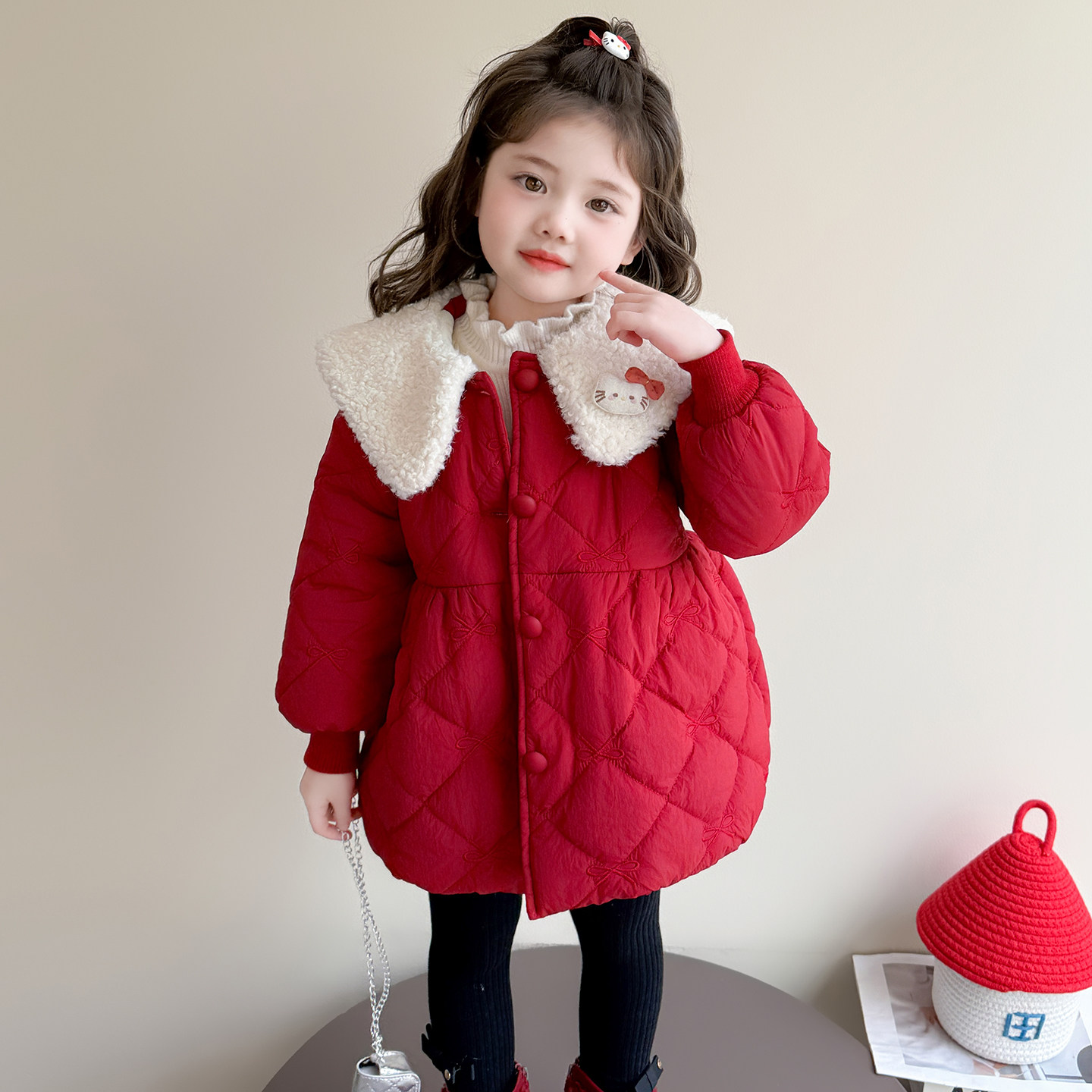 女童加绒外套秋冬季2025新款洋气休闲儿童加厚棉衣女宝宝冬装棉服,童装/婴儿装/亲子装,棉袄/棉服,淘宝优惠券,粉丝福利购,淘宝优惠卷