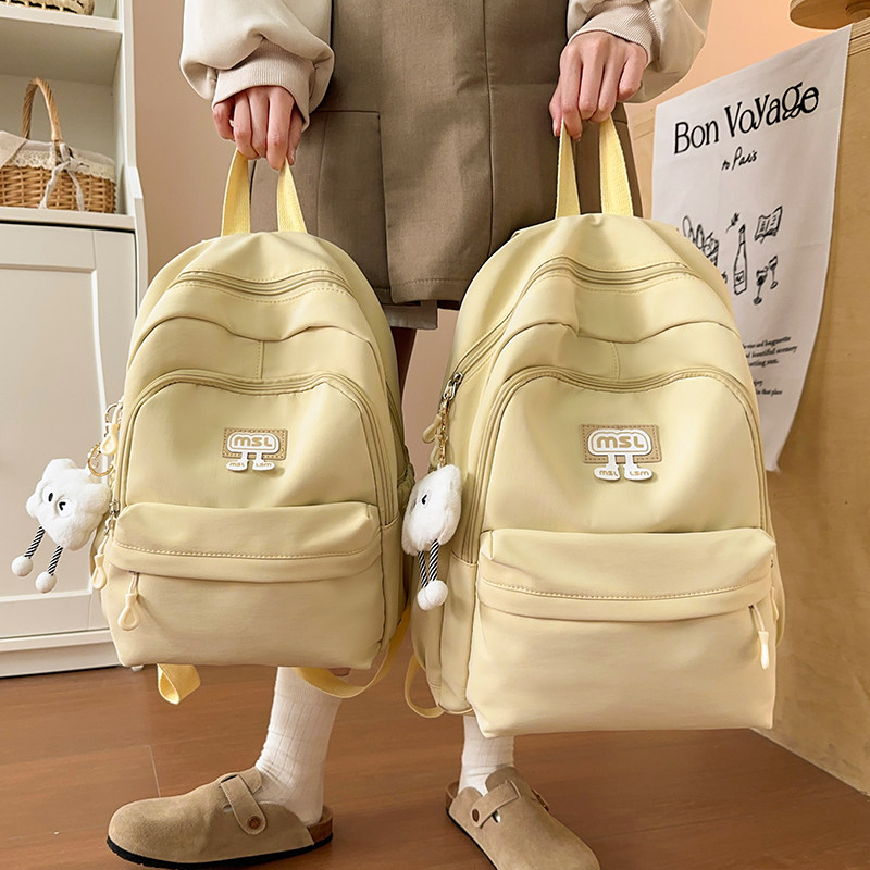 日系ins学院风书包女韩版百搭初中生高中生少女双肩包大容量背包