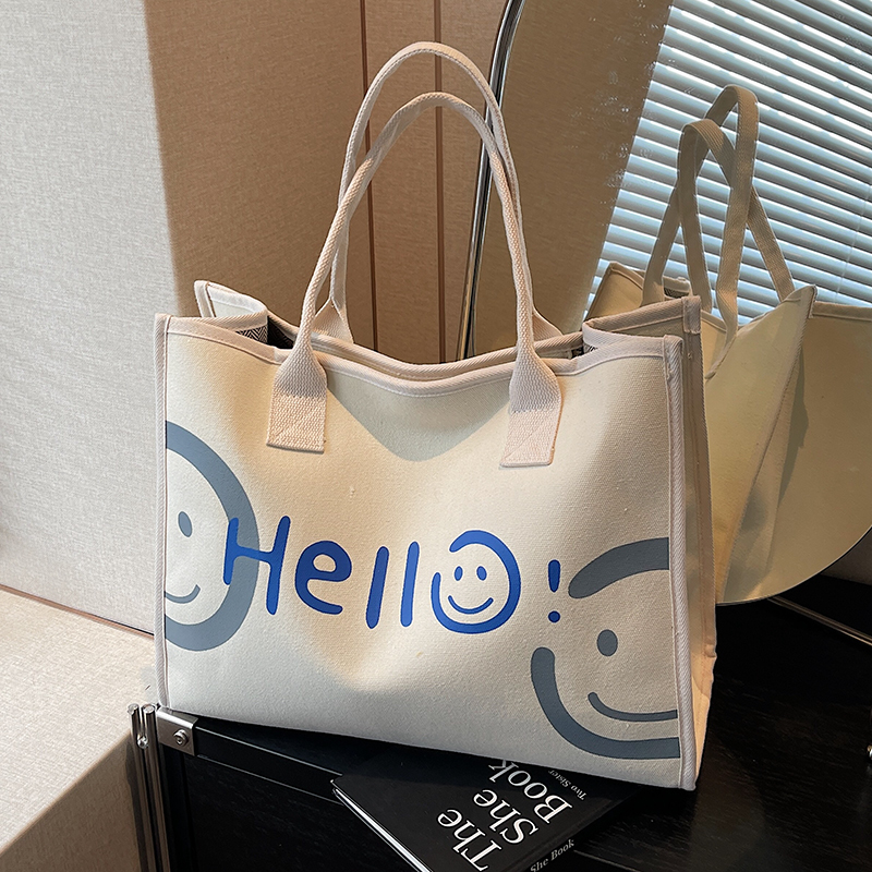 托特包手提购物袋通勤帆布单肩包