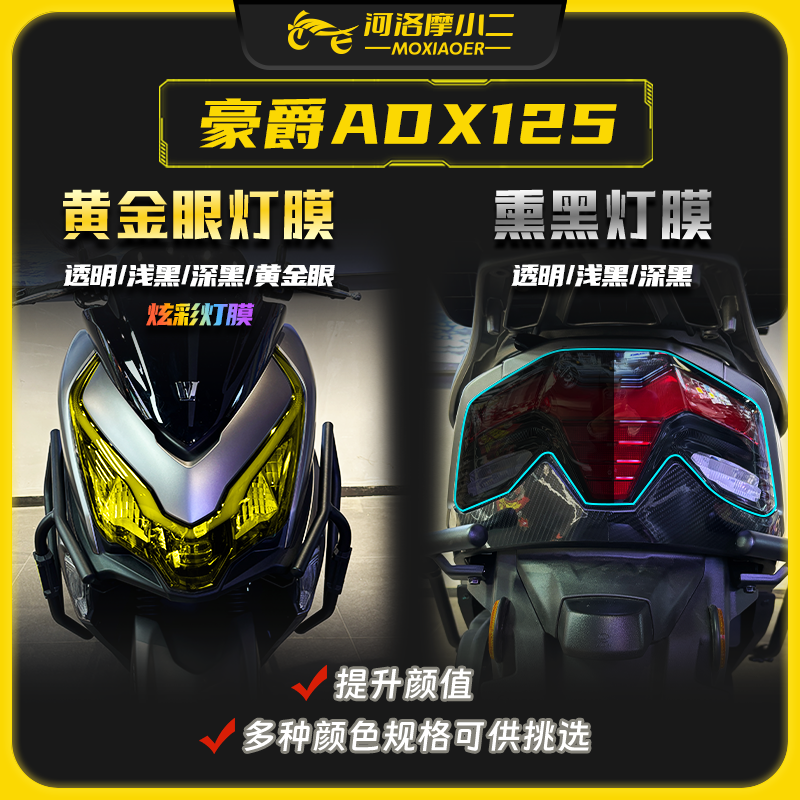 适用豪爵ADX125灯膜仪表膜