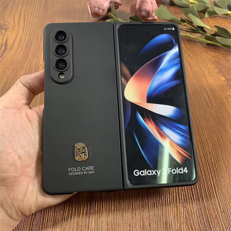 适用于三星W24/W23手机壳w9023折叠屏壳膜一体保护套5G心系天下外壳Zfold5防摔超薄全包商务男女手机壳W9024