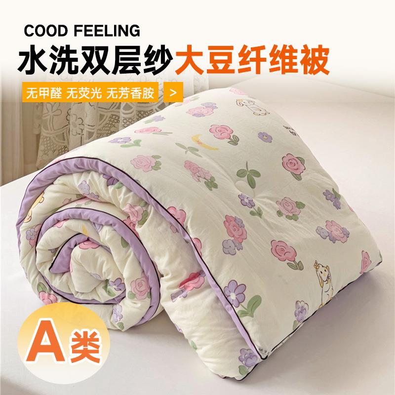 冬被夏季冬天棉被学生宿舍床垫被大豆被被芯棉可水洗可机洗