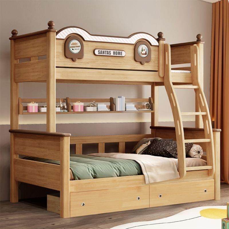 北欧全实木上下双层床简约卧室上下铺两层子母床小户型高低儿童床,3C数码配件,USB灯,淘宝优惠券,粉丝福利购,淘宝优惠卷