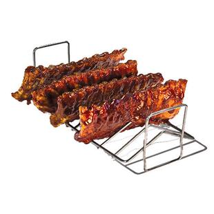 BBQ不锈钢烧烤网烤架鸡腿架子猪排架羊排架肋排架牛排架烤肉支架