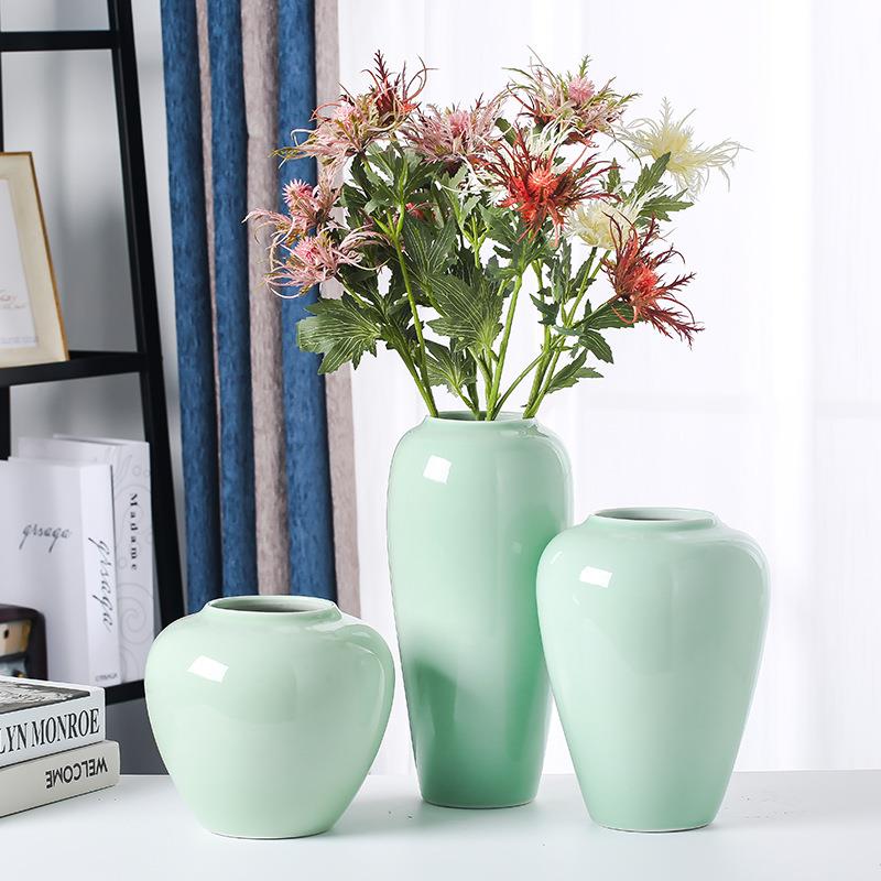 陶瓷花瓶后现代简约台面家居工艺装饰软装摆件轻奢客厅样板房插花