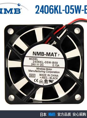 NMB美蓓亚2406KL-05W-B59新06015KA-24N-AL0024V6015发那科风扇