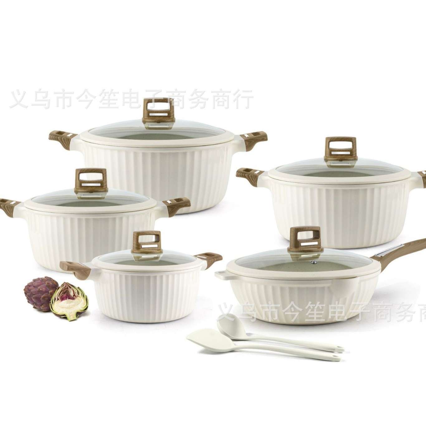 OSFE pro系列12PCS厨房家通用不攒锅具套装