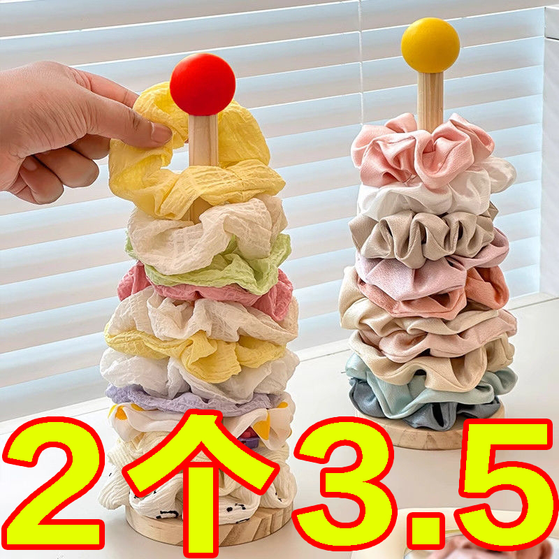 木質大腸發圈收納架高顏值展示架
