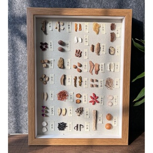 医统江山摆件中医药小礼品中医馆文创产品中药行模型中药功效挂画