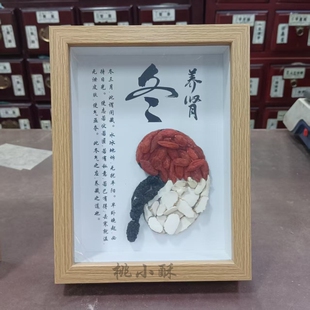 五脏六腑香料标本香道仿古羊肚菌植物学生手工过年字样四季 正方形