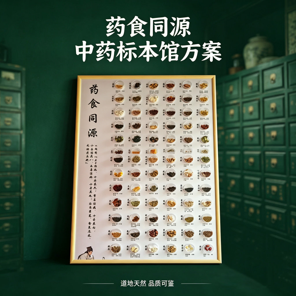 中药房特色装饰diy手工展示框墙上中药样本展示中药香囊展示架