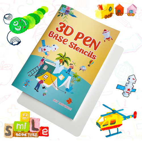 3d打印笔画册图纸儿童临摹