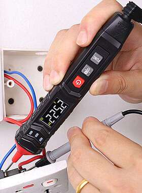 华博HT121高精度笔形数字万用表智能防烧小型便携自动量程工厂供