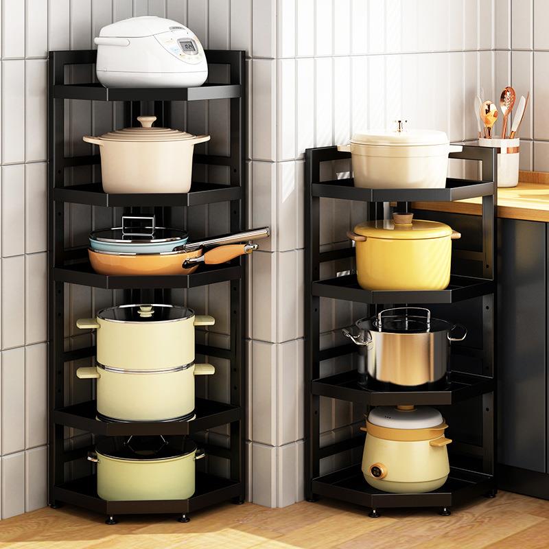 放锅架子转角落三脚小家电器收纳Y