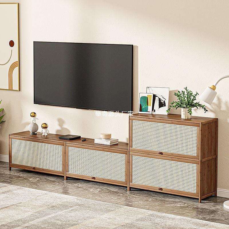 电视柜小户型超窄简约现代客厅组合新款茶几边柜地柜家用储物