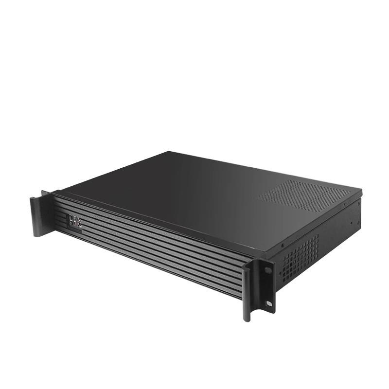 1U机架式机箱1.5u工控服务器机箱250MM铝面板短机箱软路由机箱