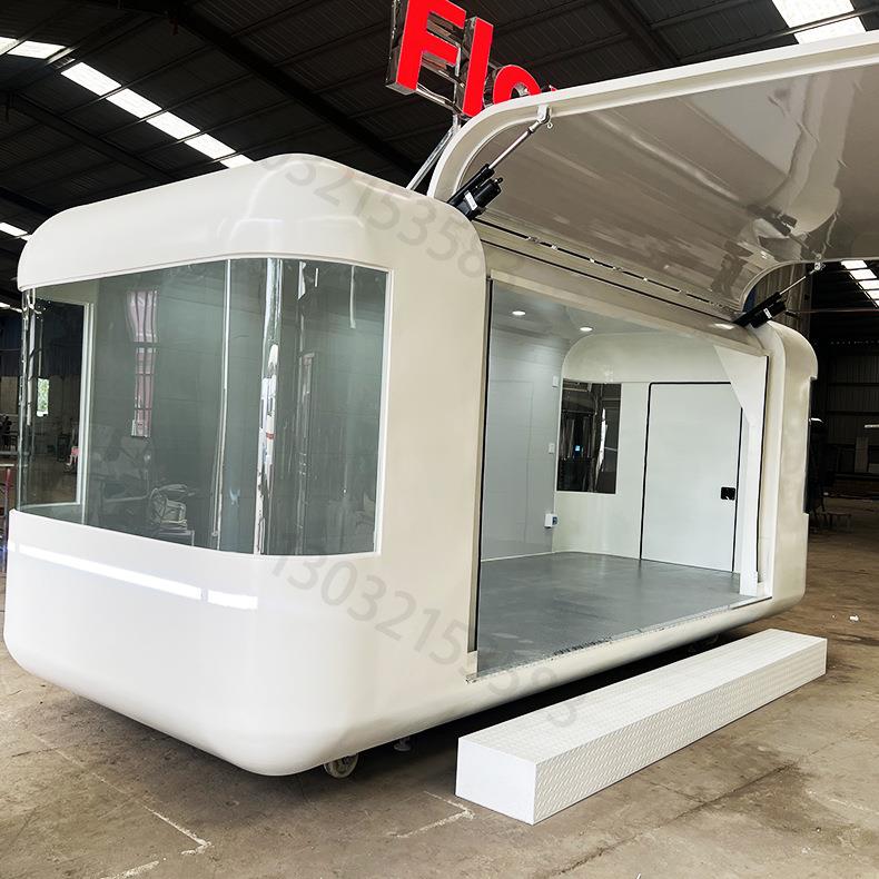 多功能餐车售卖车景区营地商业街网红复古咖啡奶茶冰淇淋热饮车