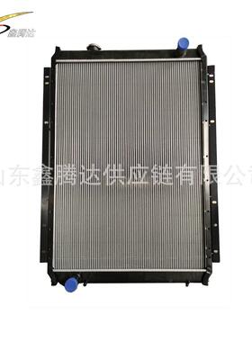 PC220-7挖掘机水箱散热器206-03-71111铝制水箱总成汽配