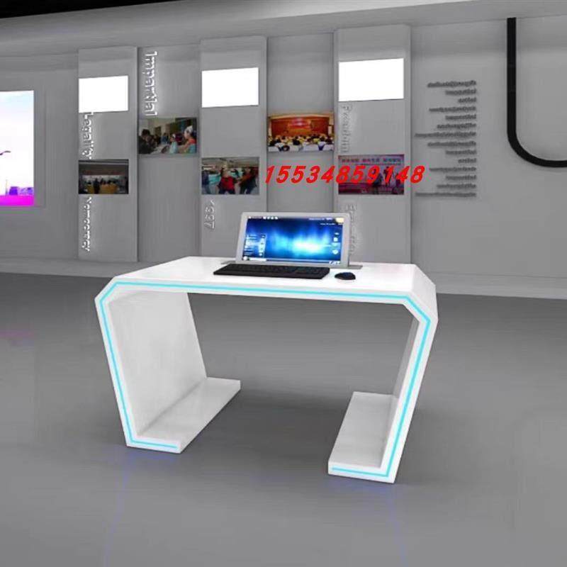 展台展示台烤漆圆形异形中岛柜科技馆发光展台公司展厅玻璃展示柜,商业/办公家具,展示柜/陈列柜/展示架/货柜,淘宝优惠券,粉丝福利购,淘宝优惠卷