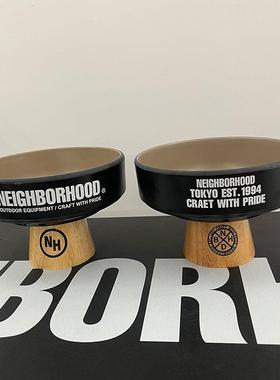 潮牌实木底座托盘客厅玄关小物件钥匙盘仿瓷收纳盘储物碗潮流摆件