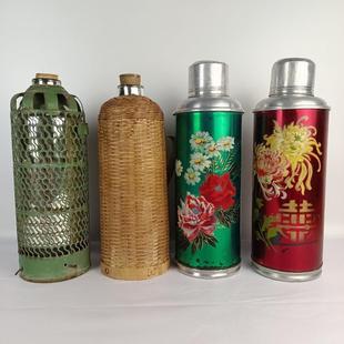旧物品铝保温瓶保温瓶保温瓶壶旧家具电影和电视道具摄影装饰品覆