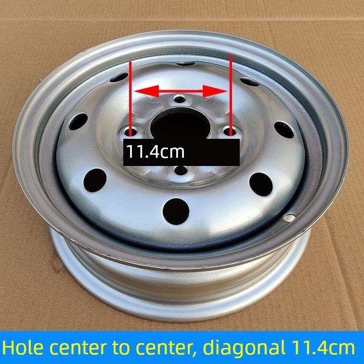 适用于Leiden D80 Leiden S50宝达宝骏电动车钢轮毂原厂13寸钢轮