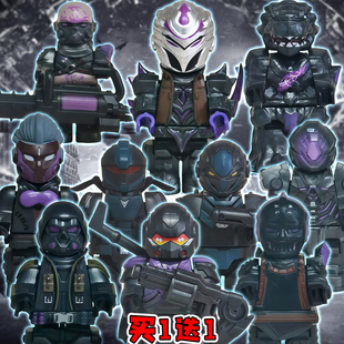 地铁逃生弗拉迪强袭领主积木人仔游戏周边boos拼装 模型玩具礼物男