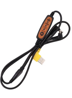 热销【加速40%】风扇服降温服连接线空调服配件三通线5Vusb风扇连