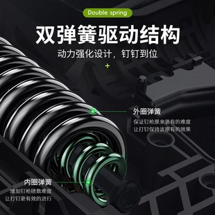 热销F30直钉钉枪锂电款打钉枪锂电电动型手动木工专用U型线槽固定