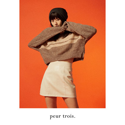 peur新款温柔复古毛衣