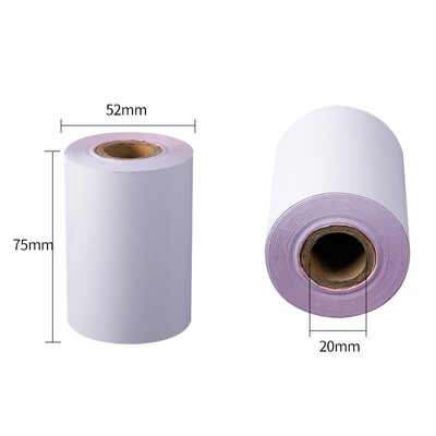 75*60 二层双联无碳复写收银纸 75X60白红双层 针式小票纸